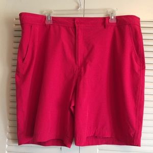 O rageous Mens XL polyester spandex red Swim Trunk